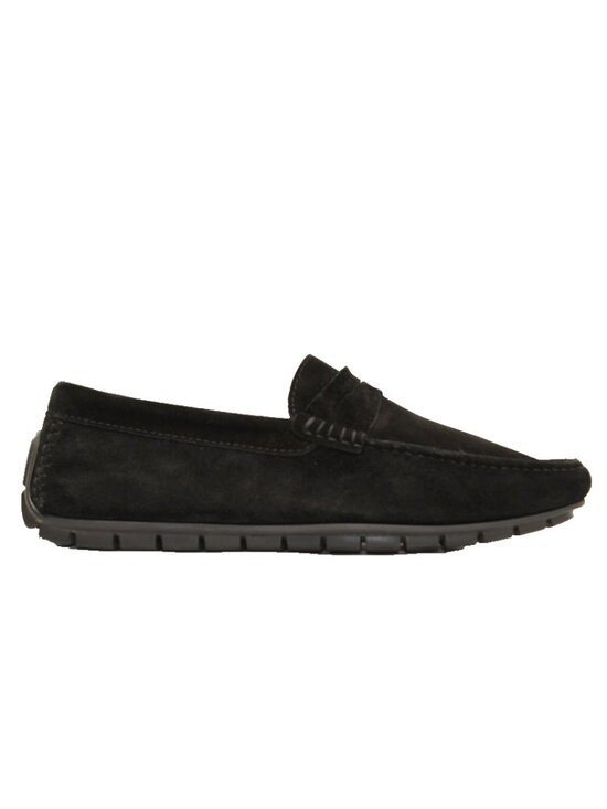 New! To Boot New York Lynwood Loafer Driving Shoe Black suede Size 9.5 DD555